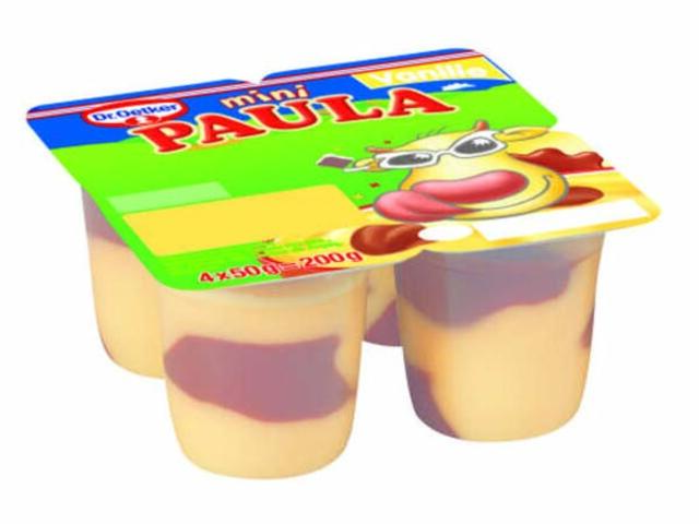 Iaurt mini vanilie Paula 4 x 50 g Dr. Oetker