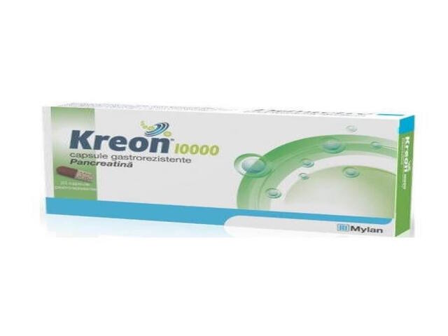 Kreon 10.000, 20 capsule gastrorezistente, Mylan Healthcare