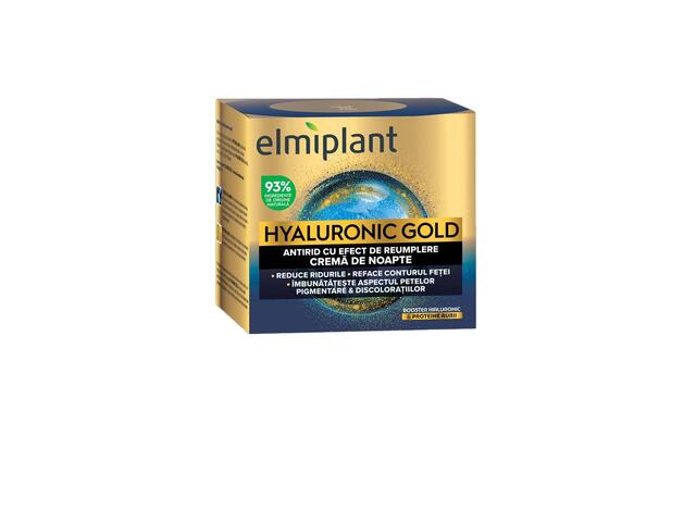 Crema de noapte Hyaluronic Gold Elmiplant 50ML