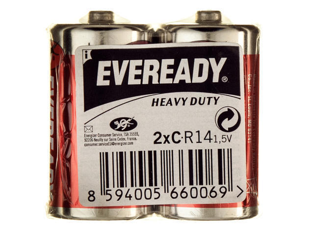 Set x 2 baterii Energizer Eveready HD R14