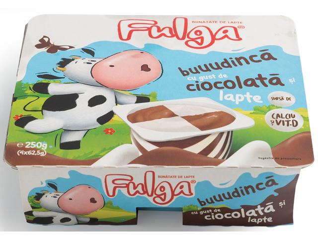 Budinca cu Ciocolata 4x62.5g Fulga