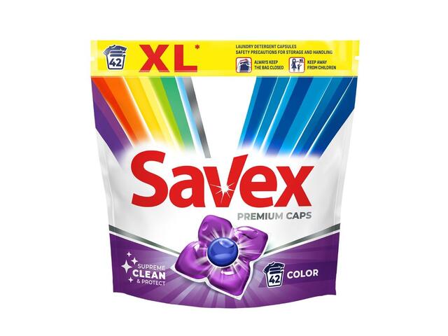 Detergent automat capsule Premium Caps Color 42pcs Savex