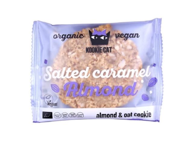 Coockie cu migdale și caramel sărat Fără Gluten BIO Kookie Cat 50g