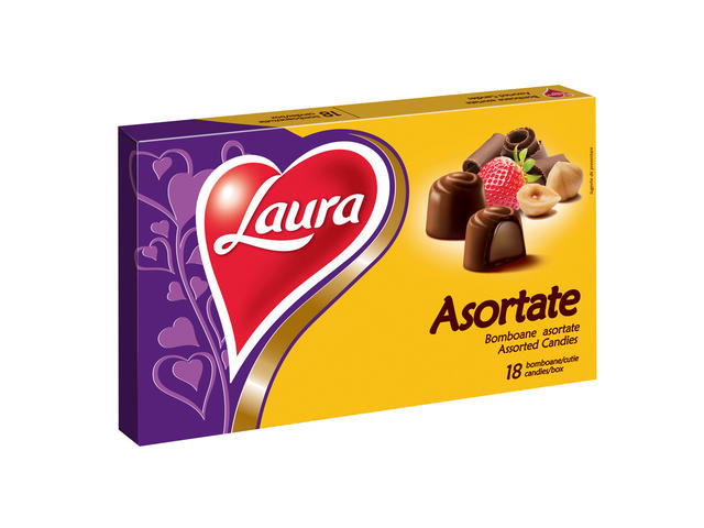 Bomboane cu crema asortate Laura 140 g