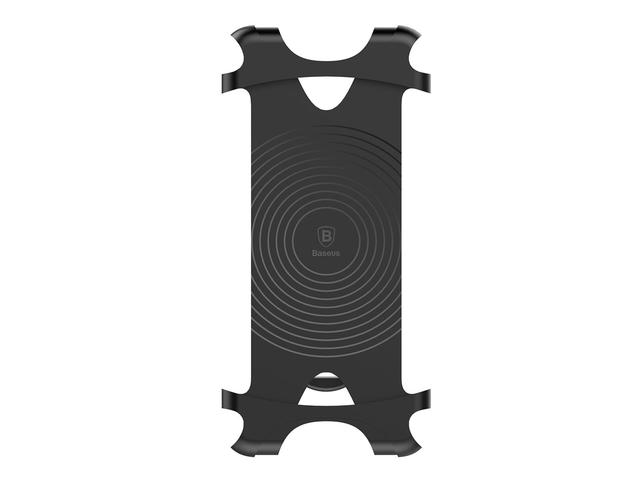 Suport de telefon, Baseus, silicon, pentru telefoane de 4 pana la 5.5 inch, negru, STAND02