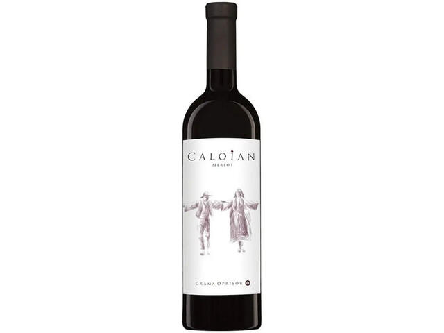Vin rosu sec Crama Oprisor Caloian, Merlot, 0.75 l