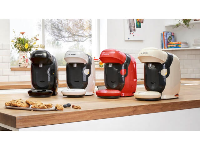 Espressor cu capsule Bosch Tassimo Style TAS112E N, 1400W, capacitate 0.7 l, negru