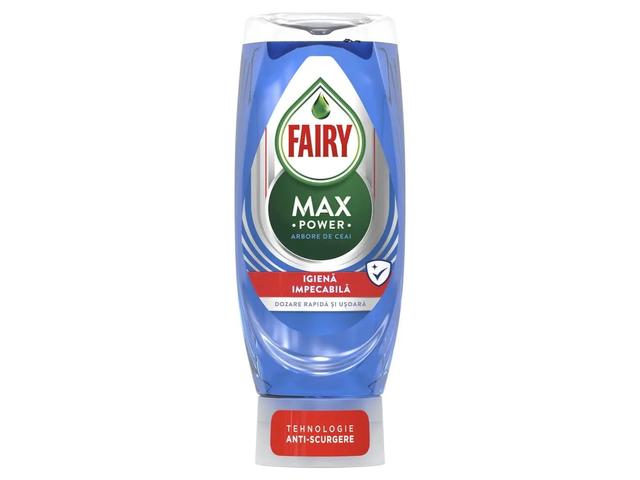 Detergent de vase arbore de ceai Fairy Max Power 450 ML