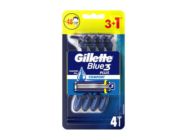 Set 3 aparate de ras Gillette Blue 3  Regular + 1