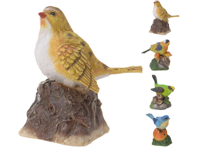 Deco pasare sunet 10 x 6 x 11 cm