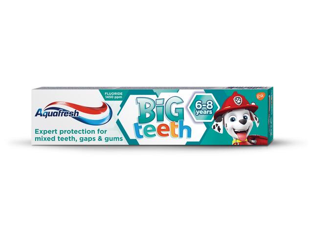 Pasta de dinti pentru copii Aquafresh Big Teeth 50ML