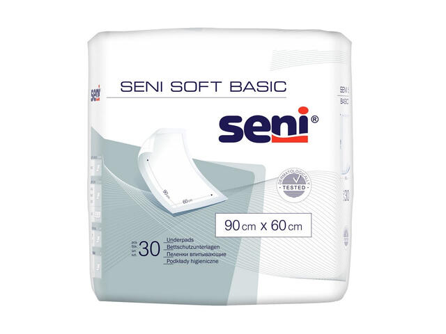 Scutece adulti Seni Soft Basic, 30 bucati