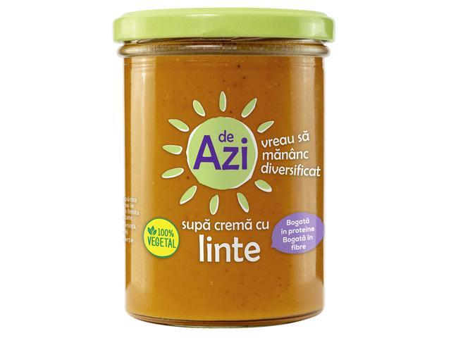 De Azi supa crema cu linte 390g