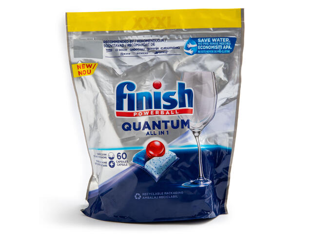 Detergent capsule pentru masina de spalat vase Finish Ultimate Fresh 60 spalari