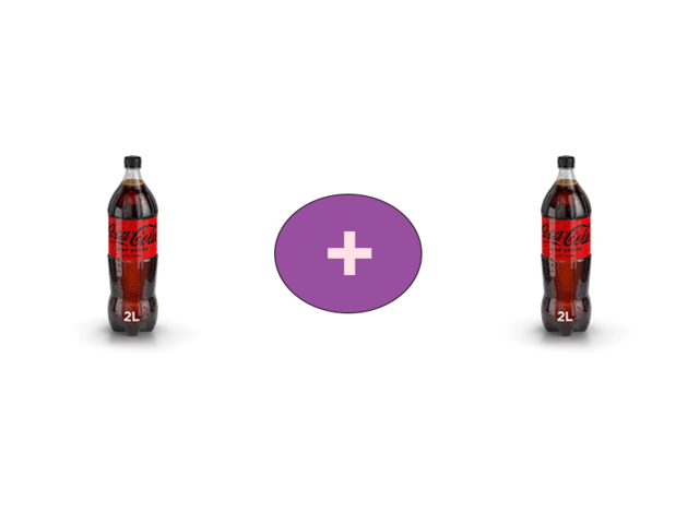 Coca-Cola Zero Zahar 2L PET, a 2 a sticla la -60%