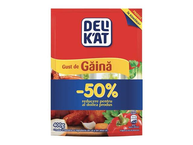 Delikat Baza Mancare Gaina 400G 1+(1-50%)