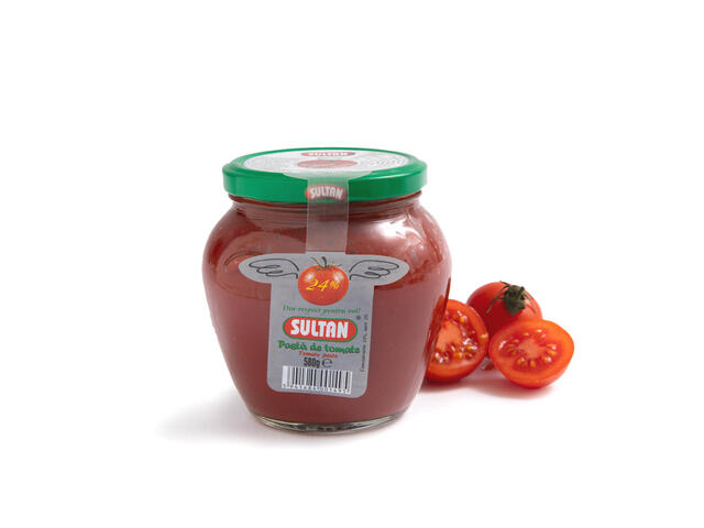 Sultan pasta de tomate 24% 580g borcan