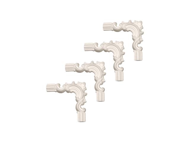 Bagheta decorativa sfert de cerc I40, polistiren extrudat, model clasic, 4 buc/set