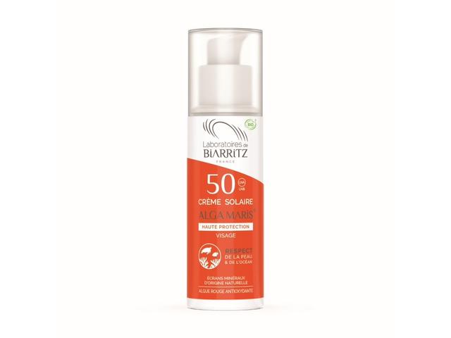 Crema solara fata SPF50 BIO 50ml, LABORATOIRES DE BIARRITZ