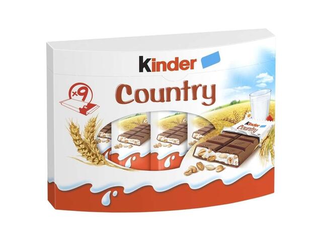 Kinder Country Ciocolata cu lapte  cu umplutura fina de lapte si cereale 211 5 g