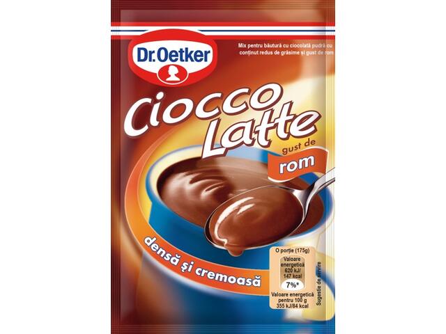 Dr.Oetker Ciocco Latte cu Rom 21g