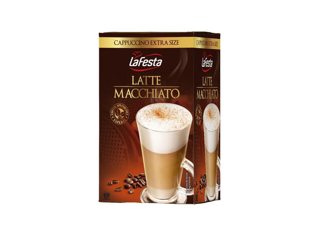 Cafea instant latte Macchiato La Festa, 8 x 22g