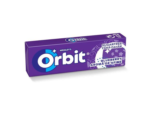 Orbit Blueberry Guma de mestecat cu aroma de afine 14g