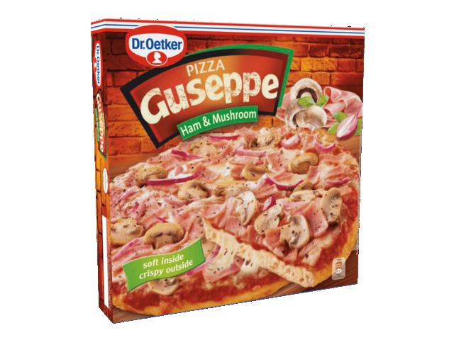 Pizza Guseppe Dr. Oetker cu sunca si ciuperci, 425 g