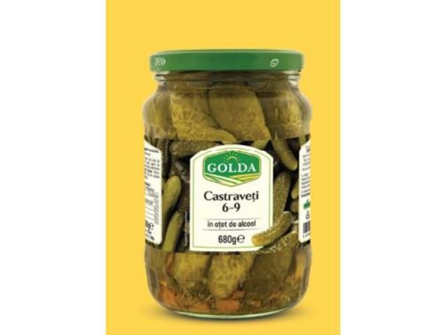 GOLDA CASTRAVETI 6-9 IN OTET DE ALCOOL 680GR