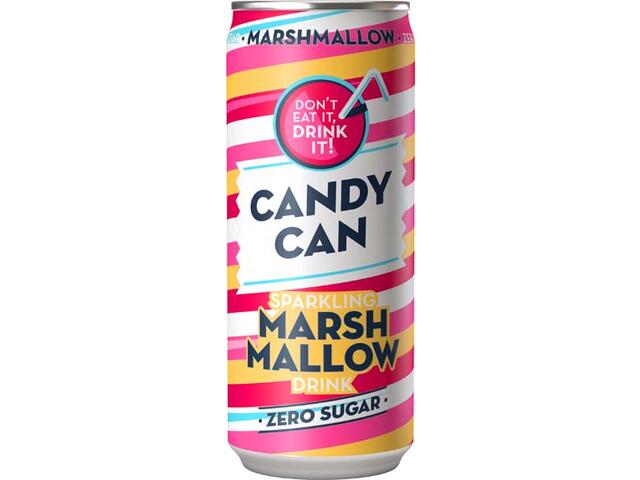 Bautura carbogazoasa Candy Can Marshmallow, zero zahar, 0.33L