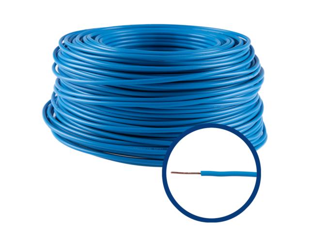 Conductor electric unifilar FY H07V-U, izolatie PVC, 2.5 mmp, 50 m, albastru