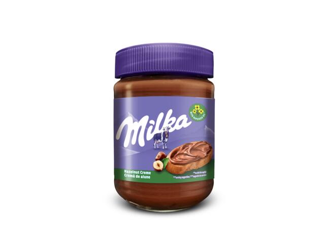 Milka crema tartinabila de ciocolata si alune 350 g