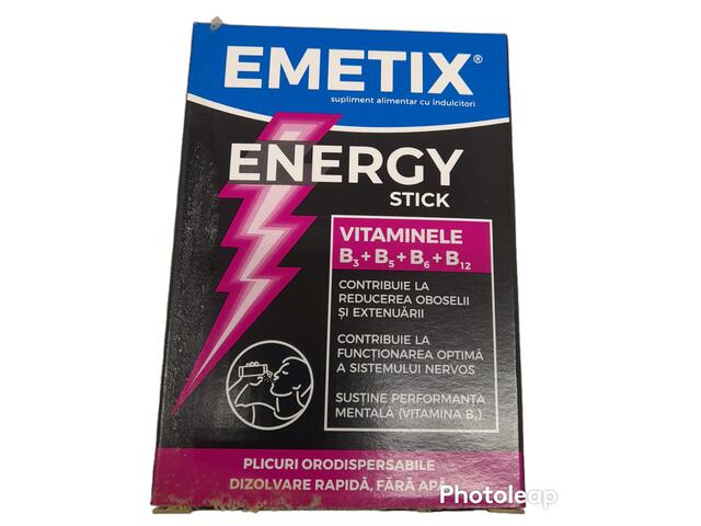 Emetix Energy sticks - 10 plicuri 40g