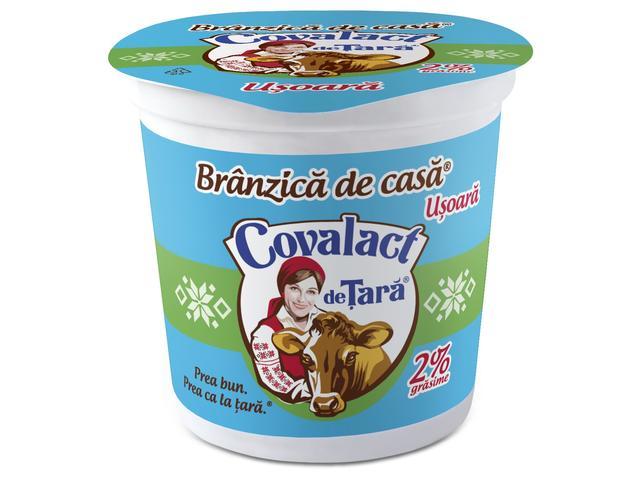 Branzica de casa usoara 2% grasime 300g Covalact de Tara