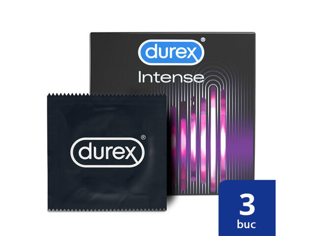 Prezervative Durex Intense Orgasmic 3 Bucati