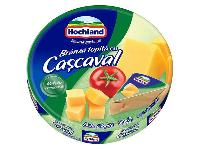 Branza topita triunghiuri cu cascaval Hochland 140g