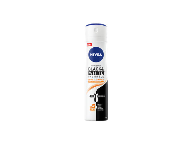 Deodorant Spray Nivea Black & White Ultimate Impact, 150 ML
