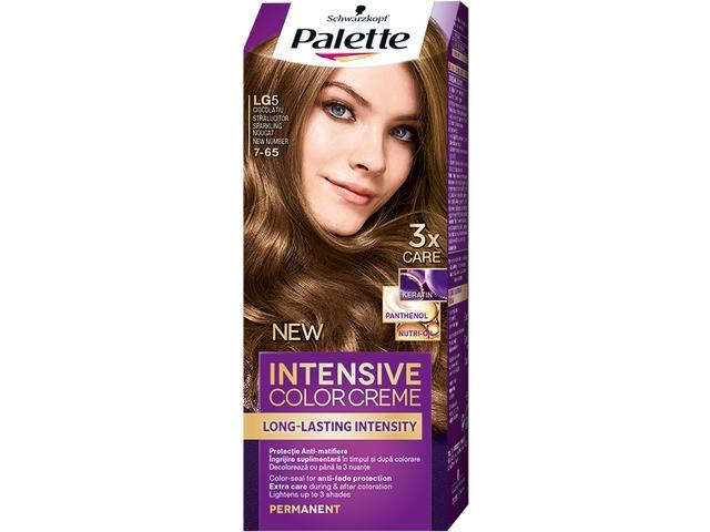 Vopsea De Par Permanenta Palette Intensive Color Creme Lg5 (7-65) Nougat Efervescent