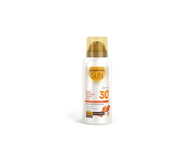 Gerovital Sun Spuma protectie solara copii SPF30 100ml