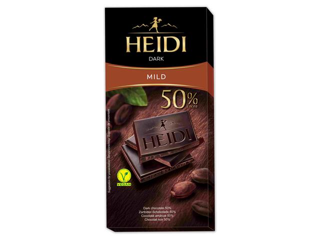 Ciocolata Heidi Dark Mild 50% 80g