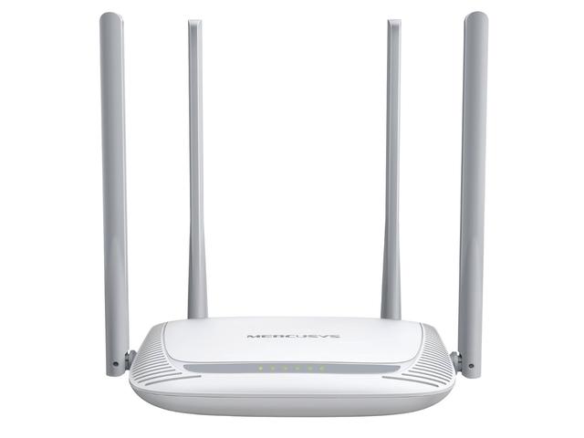 Router wireless Mercusys MW325R, 300Mbps, 4 porturi 10/100Mbps, 4 antene, 802.11 b/g/n, 2.4Ghz, Alb
