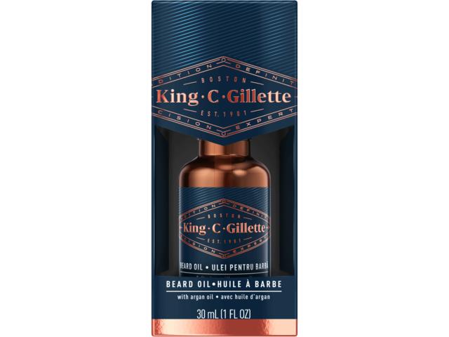 Ulei pentru barba King C. Gillette, 30 ml