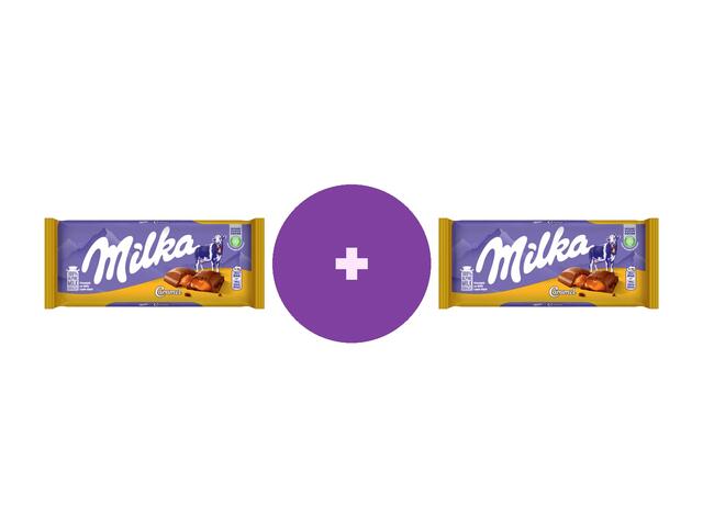 Ciocolata Milka Caramel 100G , Al 2-lea -60%