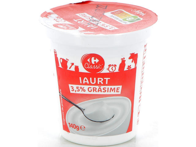 Iaurt 3.5% grasime Carrefour Classic 140g