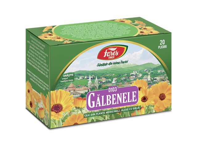 Ceai de galbenele Fares 20 pliculete x 1g