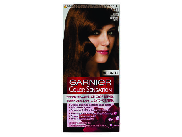 Vopsea de par Color Sensation 5.35 - saten scortisoara Garnier