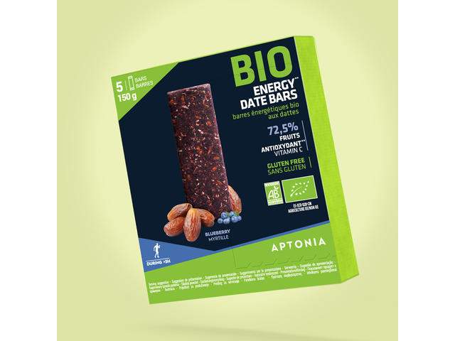 Baton sport Pastă de curmale Afine / FĂRĂ GLUTEN