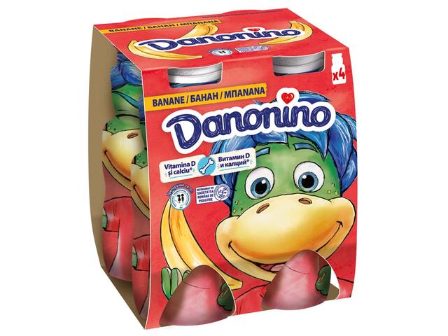 Iaurt de baut cu banane 4x100g Danonino