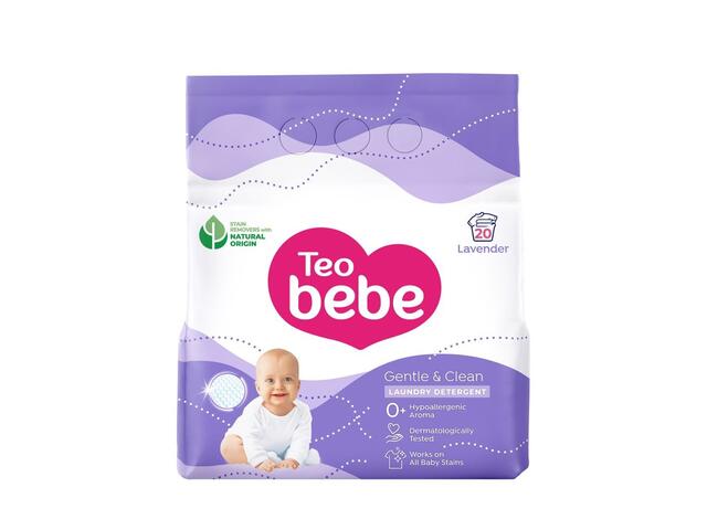 Detergent automat Bebe Gentle and Clean Lavender 1.5kg Teo