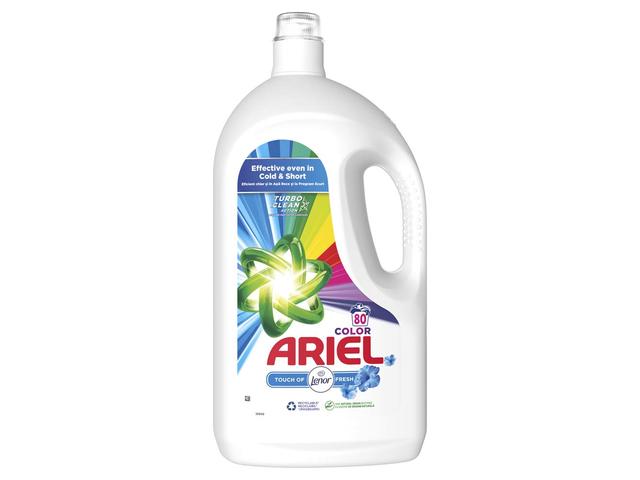 Detergent de rufe lichid Touch Of Lenor Color 80 spalari 4L Ariel